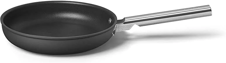 Smeg CKFF2601BLM Frying Pan 26cm Black, Non-Stick, Aluminium, Patented Base