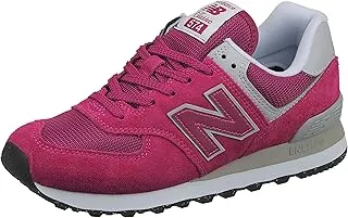 New Balance mens 574 shoes, color: alpha pink (696), size: 39.5 eu