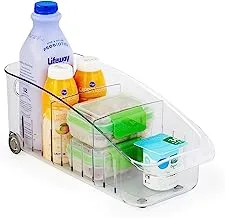 Youcopia RollOut ™ درج الثلاجة ، 6 بوصات × 15 بوصة ، درج قابل للتعديل للوجبات الخفيفة في الثلاجة ، تخزين الثلاجة ومنظمها ، خالية من BPA ، YCA-50349