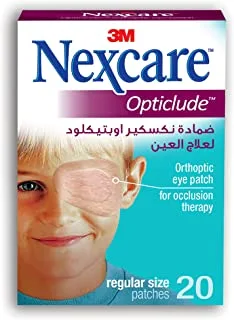 3M Nexcare 1539 Opticlude Orthoptic Eye Patch, Regular, 20s