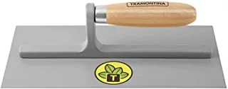 Tramontina Metal Square Trowel with Smooth Base and Wood Handle