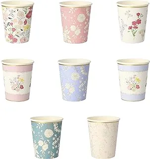 Meri Meri English Garden Party Cups 8 Pieces, Multicolour