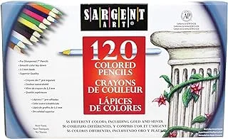 أقلام ملونة متنوعة من 120 قطعة من سارجنت آرت (22-7252)