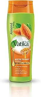 Vatika Naturals Moisture Treatment Shampoo 200ml | Natural & Herbal | Enriched with Almond and Honey | For Dry and Frizzy hair