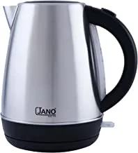 JANO 1.7Liter 2200W Electric Cordless Kettle Stainless Steel Body, Stainless Steel E03215 2 Years warranty