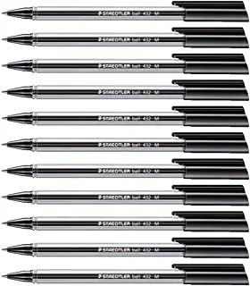 قلم جاف من ستيدلر 1-2 ملم ، أسود [St-432M-09]