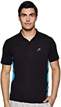 SG POLO3310 Polyester T-Shirt, Medium (Black/Green)