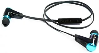 Sport Bluetooth Earbuds, Best Wireless Headphones For Sports Gym Running. Ipx6 Waterproof Sweatproof, Fit Headset. Noise Cancelling Earphones W/Microphone Mic Dz-805(Blue), Small