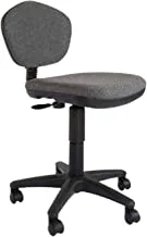 Mahmayi Fabric/Metal Sandra Office Task Chair, Ta1210Gr, Grey, H 91 X W 44 X D 44 Cm