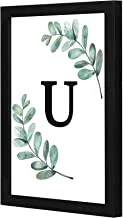 Lowha U Wall Art Wooden Frame Black Color 23X33Cm By Lowha