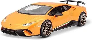 Bburago Lamborghini Huracan Performante Metalic Orange 1:24 Diecast Car Orange