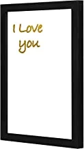 LOWHA I love you Wall art wooden frame Black color 23x33cm By LOWHA
