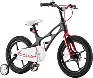 RoyalBaby Space Kids Bike 14 16 18 Inch Mg Aluminium Alloy Boys Girls Bicycle Ages 3-9 Years, Disc Brakes, Multiple Colors, Training Wheel Options