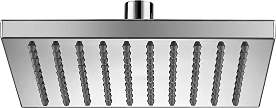 Hesanit Square Shower Head 20 x 20cm, Luxurious, High Pressure, Ceiling Mounted 8002-2082C