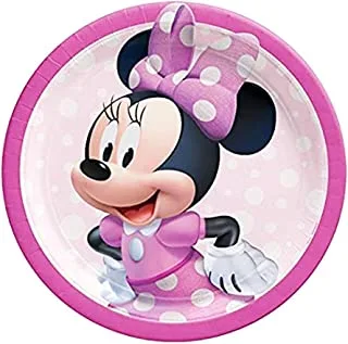 Minnie Mouse Round Paper Plates - 9
