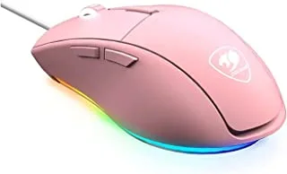 Cougar Gaming Mice Minos Xt, Optical Sensor, 4000 Dpi, 1000Hz Polling Rate, Fps, Rgb, 6 Programmable Buttons, Wired - Pink