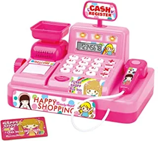 Power Joy Yum Yum Cash Register, Cash Register For Kids Grocery Toy Battery Operated- Assorted