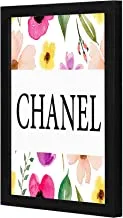 LOWHA rose chanel Wall art wooden frame Black color 23x33cm By LOWHA