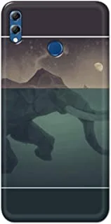 غطاء مصمم Khaalis لهاتف Honor 8x Max - جزيرة الفيل