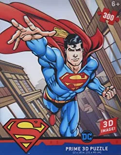 Prime 3D DC Comics - لغز سوبرمان 300 قطعة ، متعدد الألوان