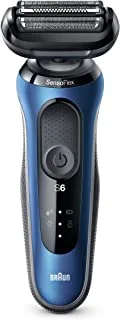 Braun 60-B1000S Series 6 Wet And Dry Shaver With Travel Case, Blue
