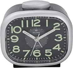 Dojana Alarm Clock, Silver and Black, DAG034