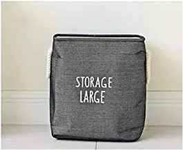 Laundry Hamper Bag Clothes Storage Basket-Black