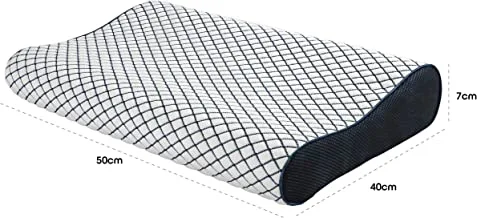 MOON Cooling Gel Memory Foam Pillow ، وسادة عنق الرحم لآلام الرقبة ، وسادة كونتور لدعم الظهر ، المعدة ، النوم الجانبي ، الوسائد للنوم