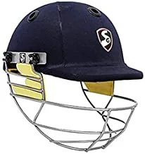 SG blaze tech cricket helmet, large, blue