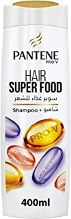 Pantene Pro-V Hair Superfood Shampoo With Antioxidants To Strengthen Hair 400 ml