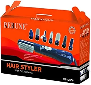 Rebune Hair Styler 8 In 1 Hair Style 650 Watts, Blue, Mbt2006