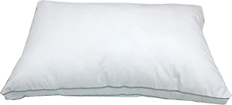 Soft Comfort 180Tc Cotton Pillow Double Piping 50 X 75 + 4 cm White