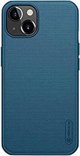 نيلكين سوبر فروستيد شيلد برو غطاء خلفي صلب لهاتف آيفون 13 6.1 بوصة أزرق