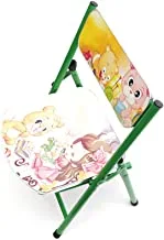 Funz Folding Chair For Kids With Non Skid Rubber Feet & Printed Seats – Sturdy Metal Construction, Multi Color