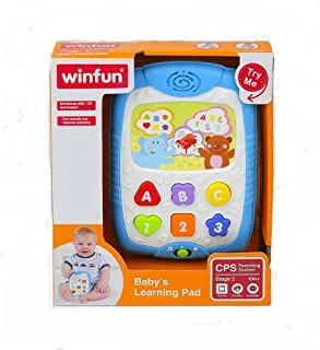 Winfun Baby'S Learning Pad Educational Tablet Pc, Blue