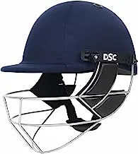DSC DEFENDER Cricket Helmet for Men & Boys (Adjustable Steel Grill | Back Support Strap | Light Weight | size:Large (Navy)