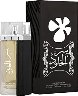 Lattafa Ser Al Khulood Balck For ,Men , 100 ml, Eau De Parfum