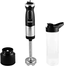 Geepas 500W 2-In-1 Hand Blender | Food Collection Immersion Hand Blender | Hand Held Chopper/Food Processor | Ideal For Smoothies Shakes Baby Food Soup Grinding Vegetables & Fruits.Y