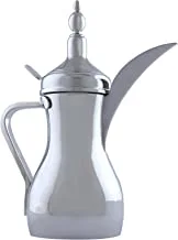 دلة السيف ستانلس ستيل للقهوة العربية الحجم: 26 أونصة ، اللون: كروم