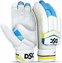 DSC Condor Motion Cricket Batting Gloves، Boys-Left (برتقالي - أبيض)