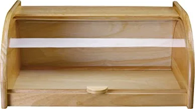 صندوق خبز خشبي من بيلي بغطاء أكريليك منزلق Wp-776