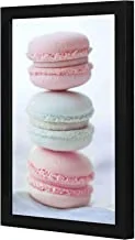 LOWHA macaroon Wall art wooden frame Black color 23x33cm By LOWHA