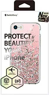 Switcheasy Starfield Case For 2020 Iphone Se, Transparent Rose Black GS-103-104-171-61