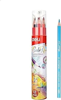 قلم رصاص ملون 12 لون انبوب