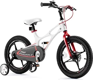 RoyalBaby Space Kids Bike 14 16 18 Inch Mg Aluminium Alloy Boys Girls Bicycle Ages 3-9 Years, Disc Brakes, Multiple Colors, Training Wheel Options