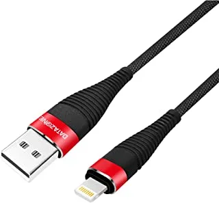 Datazone iPhone USB Cable Compatible with iPhone 11 Pro/11/XS MAX/XR/8/7/6s/6/Plus, iPad Pro/Air/Mini, iPod touch - DZ-IP02B 2 Meter (Black)