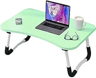 مكتب كمبيوتر محمول Datazone ، طاولة مكتب صغيرة قابلة للطي ، خفيفة الوزن وسهلة الحركة مع أرجل غير قابلة للانزلاق للاستخدام الداخلي والخارجي مناسب للدراسة والقراءة وتناول الطعام DZ-TP001 (أخضر)