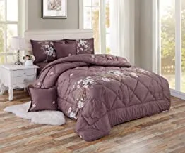 Medium Filling Comforter Set, King Size, 6 Pieces By Sleep Night