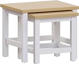 Vida Designs Arlington Nest Of Tables, White