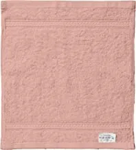 Hotel Linen Klub DEYARCO Princess Terry 100% Cotton 480 GSM Face Towel, Super Soft Quick Dry Highly Absorbent Dobby Border Ring Spun, Size: 30 x 30cm, Peach